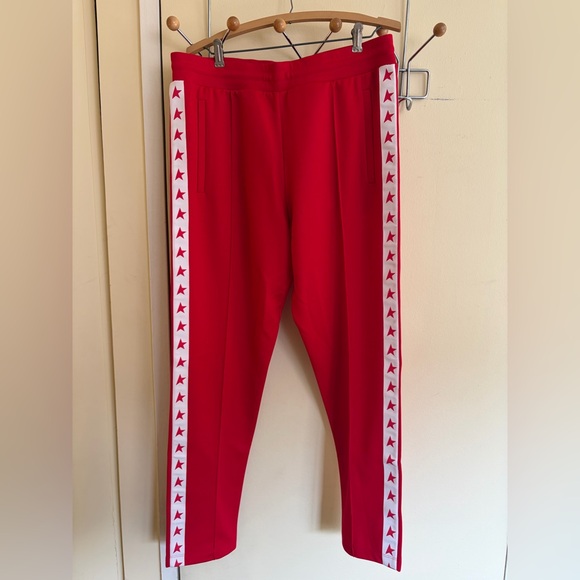 Golden Goose Star Red Men’s Track Pants